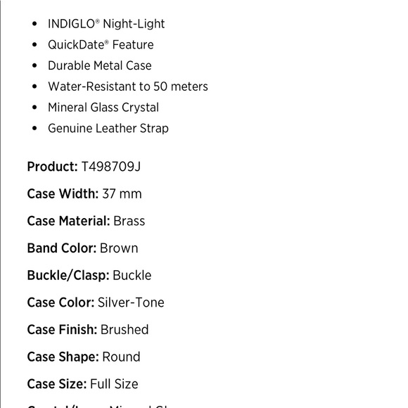 Komono Watch with gray leather band - Picture 3 of 3